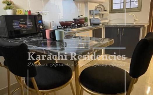 PECHS Block 2 – Furnished Apartment with Roof Terrace