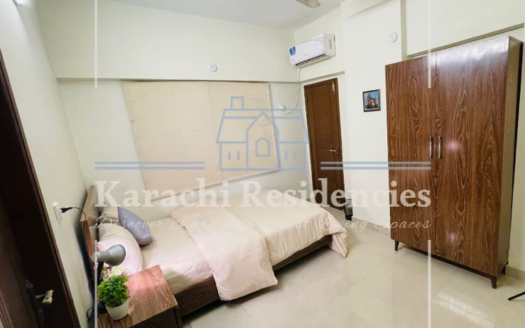 PECHS Block 2 – Furnished Apartment with Roof Terrace