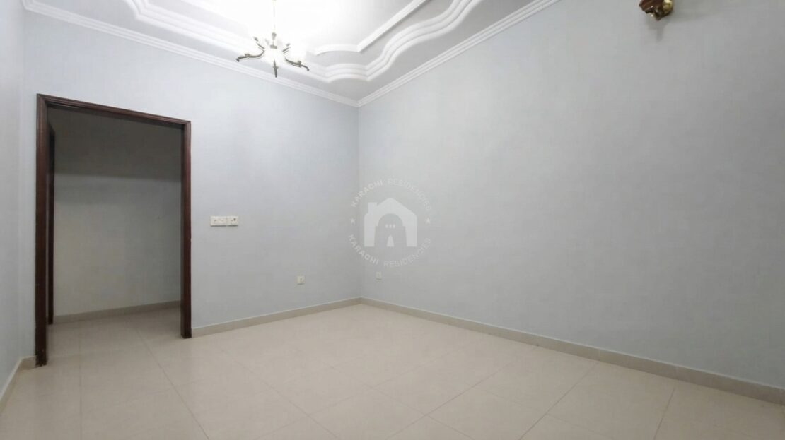 Living room corner cabinet in Sharafabad 2-bed apartment