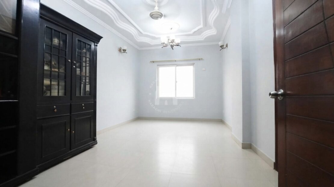 Living room with natural light in Sharafabad 2-bed apartment