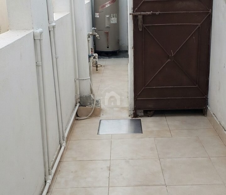 PECHS Block 3 3-Bedroom Flat - utility corridor with geyser