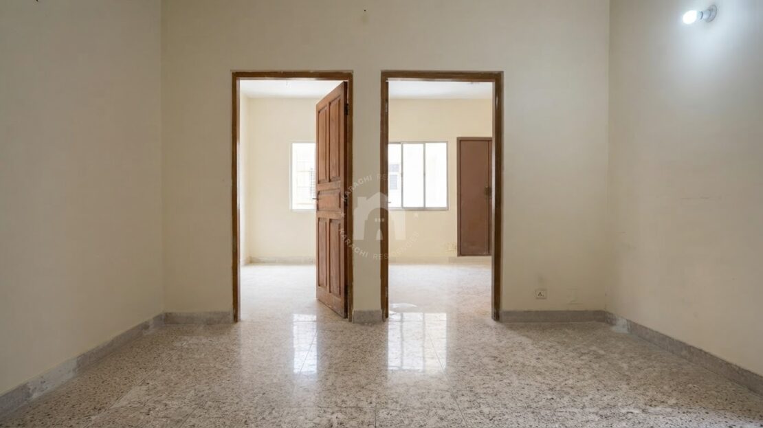 3 bed apartment for sale in prime location, Karachi - bedroom with adjacent room access